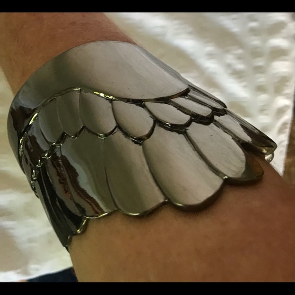 LOTUS MENDES Jewelry - 3 for $30 ❤️ 1st in - 1st get Sale Item!!!! LOTUS MENDES BANGLE Angel Wing